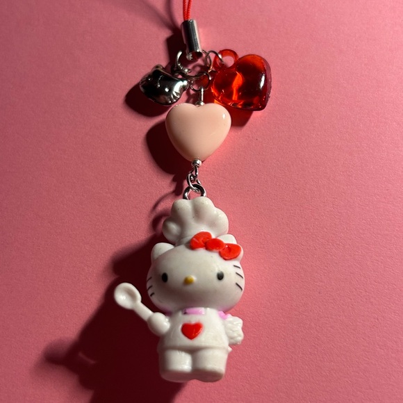 Hello Kitty Chef Charm Keychain - Picture 2 of 3